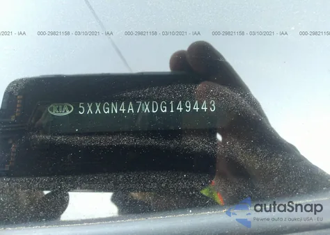 2013 Kia Optima Ex z USA, uszkodzony, nr VIN 5XXGN4A7XDG149443